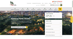Desktop Screenshot of nparks.gov.sg