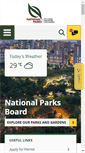Mobile Screenshot of nparks.gov.sg